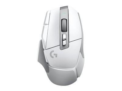 Logitech G502 X Lightspeed Wireless, 25600 dpi, 13 programmerbara knappar, HERO-sensor, RGB - Vit#1