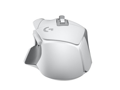 Logitech G502 X Lightspeed Wireless, 25600 dpi, 13 programmerbara knappar, HERO-sensor, RGB - Vit#3