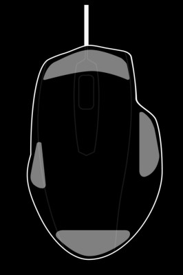 Mionix Mouse Glidez för Naos Series