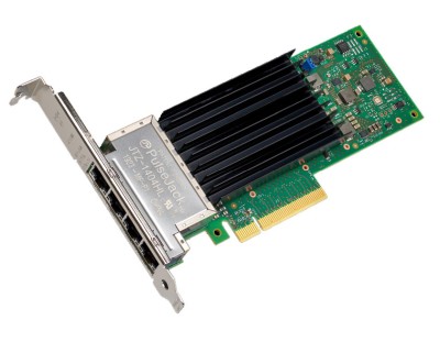 Intel Ethernet Network Adapter X710L-T4, 4x10GbE LAN, PCI Express 3.0 x8, bulk