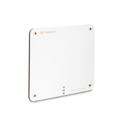Advantenna-p11: RFID UHF antenna, FCC frequency band, surface mount
enclosure, flange straight SMA connector