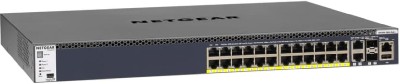 Netgear ProSafe M4300-28G-POE+,&nbsp;24-port Gigabit + 2x10Gbe + 2xSFP 10Gbe, PoE+ 1000W, rackmonterad#2