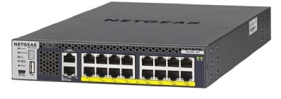 Netgear ProSafe M4300-16X,&nbsp;16-port 10Gbe PoE+ 199W, rackmonterbar#1