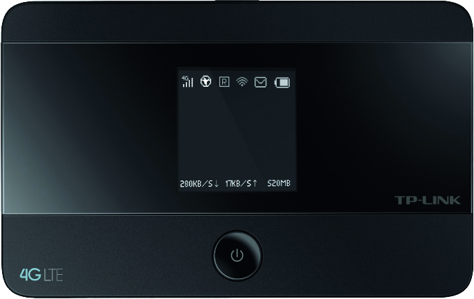 Trådlös 4G-router TP-Link M7350 LTE, 150 Mbps, WiFi 4, batteri, slot för SIM-kort