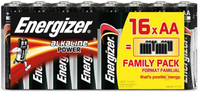 Batteri Energizer Alkaline Power AA, 1,5V, LR06, 16-pack
