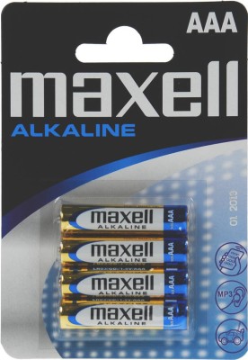 Batteri Maxell AAA alkaliskt, LR03, 4-pack
