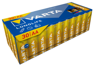 Batteri Varta Longlife AA Cube 30, 1,5V, LR06, 30-pack
