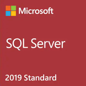 Microsoft SQL Server 2019 Standard, licens 1 server 10 klienter, engelsk, box DVD