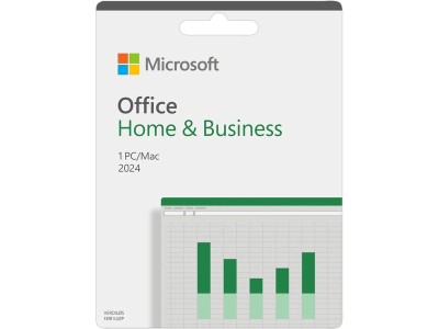 Microsoft Office Home and Business 2024 English Medialess, 1 license