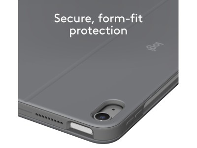 Logitech Combo Touch till iPad Air 11-tum M2, bakbelyst tangentbord med styrplatta, nordiskt - Grå#4