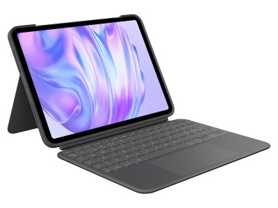 Logitech Combo Touch till iPad Pro 11-tum M4, bakbelyst tangentbord med styrplatta, nordiskt - Grafit#1