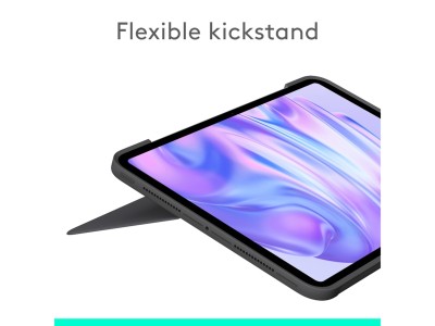 Logitech Combo Touch till iPad Pro 11-tum M4, bakbelyst tangentbord med styrplatta, nordiskt - Grafit#2