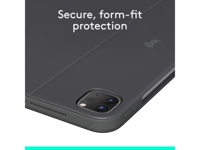 Logitech Combo Touch till iPad Pro 11-tum M4, bakbelyst tangentbord med styrplatta, nordiskt - Grafit#5