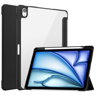 iPad Air 11" 2024/2025 Tri-fold fodral med pennfack - Svart