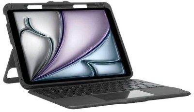 Targus VersaVu Keyboard Case till iPad Air 11-tum M2/M3, 11-tum A16, 10.9-tum (Gen.10), Air 10.9-tum (Gen.4/5), Pro 11-tum (Gen.1/2/3/4), roterande, pennhållare - Svart#3