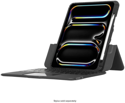 Targus VersaVu Bluetooth Keyboard Case till iPad Pro 11-tum M4, roterande, pennhållare - Svart#3