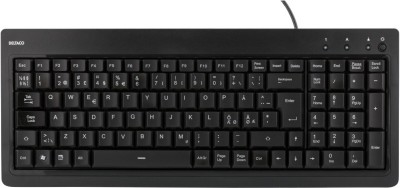 Deltaco Compact Keyboard med blå bakgrundsbelysning, USB, nordiskt#2