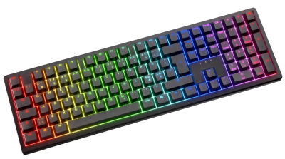 Ducky Zero 6108 Classic Fullsize Wireless (Tri-mode) RGB, Cherry MX2A Brown - Svart