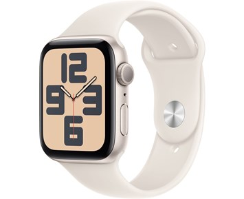 Apple Watch SE GPS + Cellular 40mm Stjärnglans Aluminiumboett med Stjärnglans Sport Band - S/M