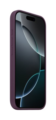 Apple silikonskal med MagSafe till iPhone 16 Pro - Plommon#2