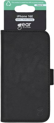Plånboksfodral GEAR Classic 3 card Recycled MagSeries iPhone 16e/17e - Svart#2