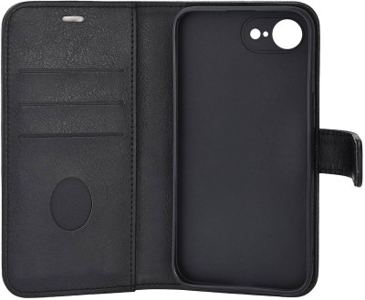 Plånboksfodral RadiCover RFID iPhone 16e/17e, 3 st kortfack + sedelficka, MagSerie - Svart#4