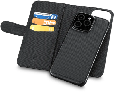 Plånboksfodral SiGN 2-i-1 för iPhone 16 Pro - Svart#1
