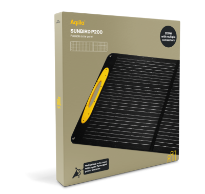 Aqiila Solar Panel Sunbird P200, 200W, ihopfällbar#4
