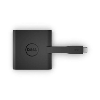 Multi-adapter Dell DA200, USB-C till HDMI/VGA/Ethernet/USB 3.0