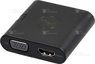 Multi-adapter Dell DA200, USB-C till HDMI/VGA/Ethernet/USB 3.0#2