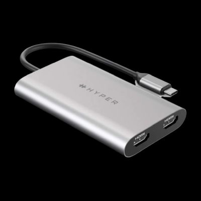 Hyper Dual 4K HDMI-adapter för M1/M2/M3 PD-100W