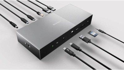 USB-C dockningsstation Kensington SD5000T5 EQ Thunderbolt 5 Docking Station, Triple 4K@144Hz Thunderbolt5, 2.5GbE LAN, 3xUSB 3.2, kortläsare SD/MicroSD#6