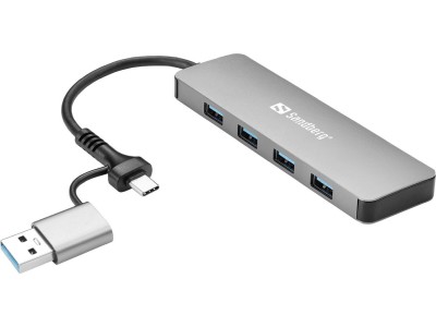 Sandberg USB-C/A to 4xUSB 3.0 Hub USB-C/A to 4xUSB 3.0 Hub
