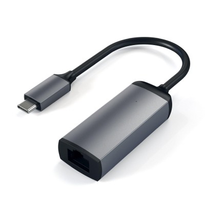 Nätverkskort USB-C GLAN Satechi rymdgrå