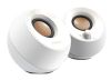 Creative Pebble 2.0, 2x2,2W RMS, 3,5mm, strömförsörjning via USB - Vit#1