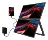 2x15.6" Verbatim Portable Dual Monitor Essentials, Full HD IPS 1920x1080, USB-C/MiniHDMI, högtalare#4