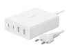 AC-adapter Belkin Boost Charge Pro 108W, 4-port GaN, 2xUSB-C, 2xUSB-A
