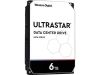 6 TB Western Digital Ultrastar DC, 7200 rpm, 256MB cache, SATA3, DataCenter Drive 24/7-drift
