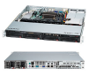1U Supermicro CSE-813MFTQ-R407CB ATX 4LFF HDD 503mm djup RPS inkl rails Basic ATX