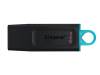 64 GB USB-A Kingston DataTraveler Exodia, USB 3.2 - Svart/Cyan#1