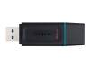 64 GB USB-A Kingston DataTraveler Exodia, USB 3.2 - Svart/Cyan#2