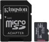 Micro Secure Digital SDHC 16 GB Kingston Industrial pSLC, 100/80 MB/sek, Class 10, UHS-I U3, V30, A1, inkl. SD-adapter