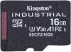 Micro Secure Digital SDHC 16 GB Kingston Industrial pSLC, 100/80 MB/sek, Class 10, UHS-I U3, V30, A1