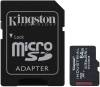 Micro Secure Digital SDXC 64 GB Kingston Industrial pSLC, 100/80 MB/sek, Class 10, UHS-I U3, V30, A1, inkl. SD-adapter