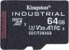 Micro Secure Digital SDXC 64 GB Kingston Industrial pSLC, 100/80 MB/sek, Class 10, UHS-I U3, V30, A1