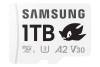 Micro Secure Digital SDXC 1 TB Samsung PRO Plus Sonic, 180/130 MB/sek, UHS-I U3 Class10 A2 V30, inkl. SD-adapter