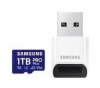 Micro Secure Digital SDXC 1 TB Samsung PRO Plus, 180/130 MB/sek, UHS-I U3 Class10 A2 V30, inkl. USB-A kortläsare