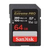 Secure Digital SDXC 64 GB SanDisk Extreme Pro, 280/100 MB/sek, Class 10, UHS-II U3, V60