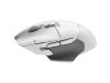 Logitech G502 X Lightspeed Wireless, 25600 dpi, 13 programmerbara knappar, HERO-sensor, RGB - Vit#6