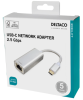 Deltaco USB-C nätverksadapter, 2.5GbE LAN, RJ45, aluminium#2